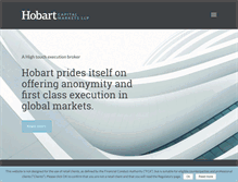 Tablet Screenshot of hobartcapital.com